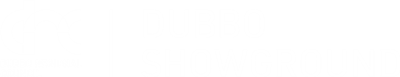 DRC and Dubbo Showground logo colour white text